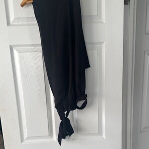 Grace Karin Black Cropped Jumpsuit